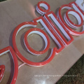 Wall mounted advertising led neon letter sign high quality acrylic lighted custom led neon sign outdoor sign led letters